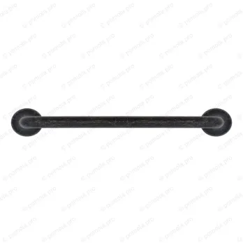 WMN.799-128-00T2 ΜΟΝΤΕΡΝΑ ΠΟΜΟΛΑ ΕΠΙΠΛΩΝ 128mm ΜΑΥΡΟ ΣΦΥΡΗΛΑΤΟ
