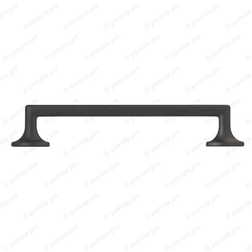 WMN.813-128-00N4 ΜΟΝΤΕΡΝΑ ΠΟΜΟΛΑ ΕΠΙΠΛΩΝ 128mm ΜΑΥΡΟ ΜΑΤ