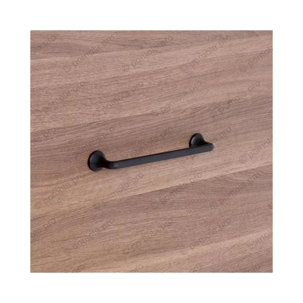 WMN.826-160-00N4 ΜΟΝΤΕΡΝΑ ΠΟΜΟΛΑ ΕΠΙΠΛΩΝ 160mm ΜΑΥΡΟ ΜΑΤ