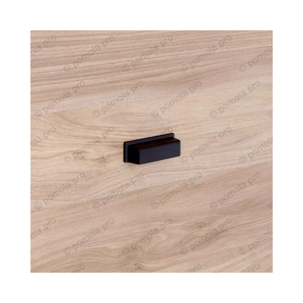 WMN.831-064-00N4 ΠΟΜΟΛΑ ΧΟΥΦΤΕΣ ΕΠΙΠΛΩΝ 64mm ΜΑΥΡΟ ΜΑΤ