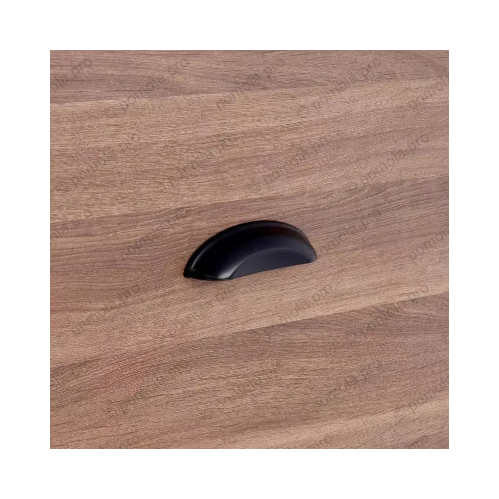 WMN.833-096-00N4 ΜΟΝΤΕΡΝΑ ΠΟΜΟΛΑ ΧΟΥΦΤΕΣ ΕΠΙΠΛΩΝ 96mm ΜΑΥΡΟ ΜΑΤ