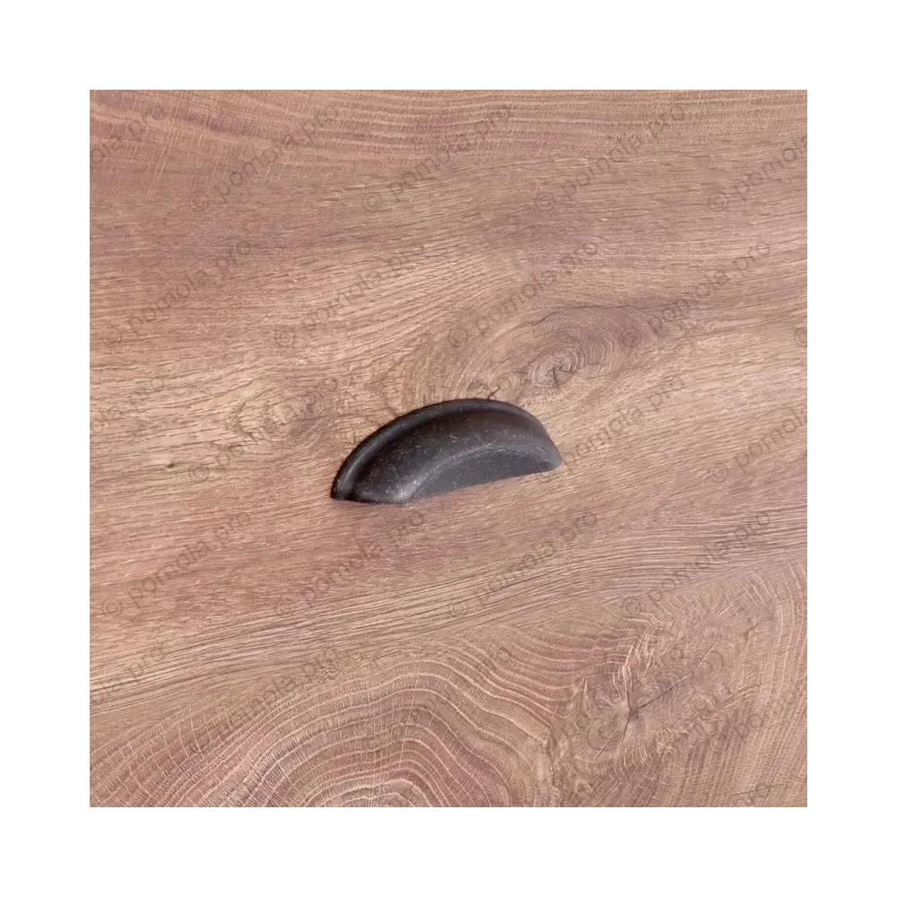 WMN.833-096-00T2 ΜΟΝΤΕΡΝΑ ΠΟΜΟΛΑ ΧΟΥΦΤΕΣ ΕΠΙΠΛΩΝ 96mm ΜΑΥΡΟ ΣΦΥΡΗΛΑΤΟ