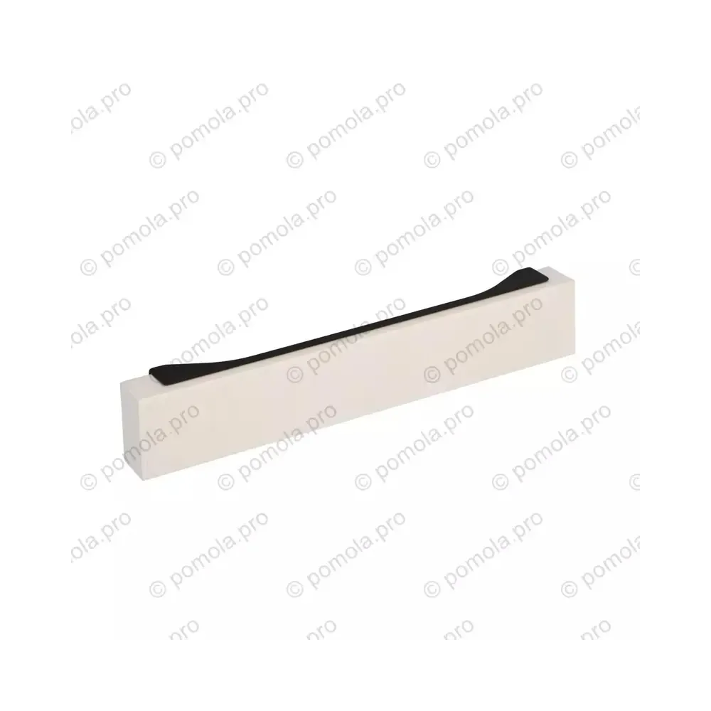 WMN.834-128-00N4 ΜΟΝΤΕΡΝΑ ΠΟΜΟΛΑ ΕΠΙΠΛΩΝ 128mm ΜΑΥΡΟ ΜΑΤ