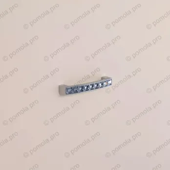 WMN.550-096-0002 ΠΟΜΟΛΑ ΜΕ ΚΡΥΣΤΑΛΟ 96mm ΧΡΩΜΙΟ ΓΥΑΛΙΣΤΕΡΟ