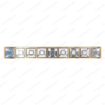 WMN.550-096-00GP ΠΟΜΟΛΑ ΜΕ ΚΡΥΣΤΑΛΟ 96mm ΕΠΙΧΡΥΣΑ