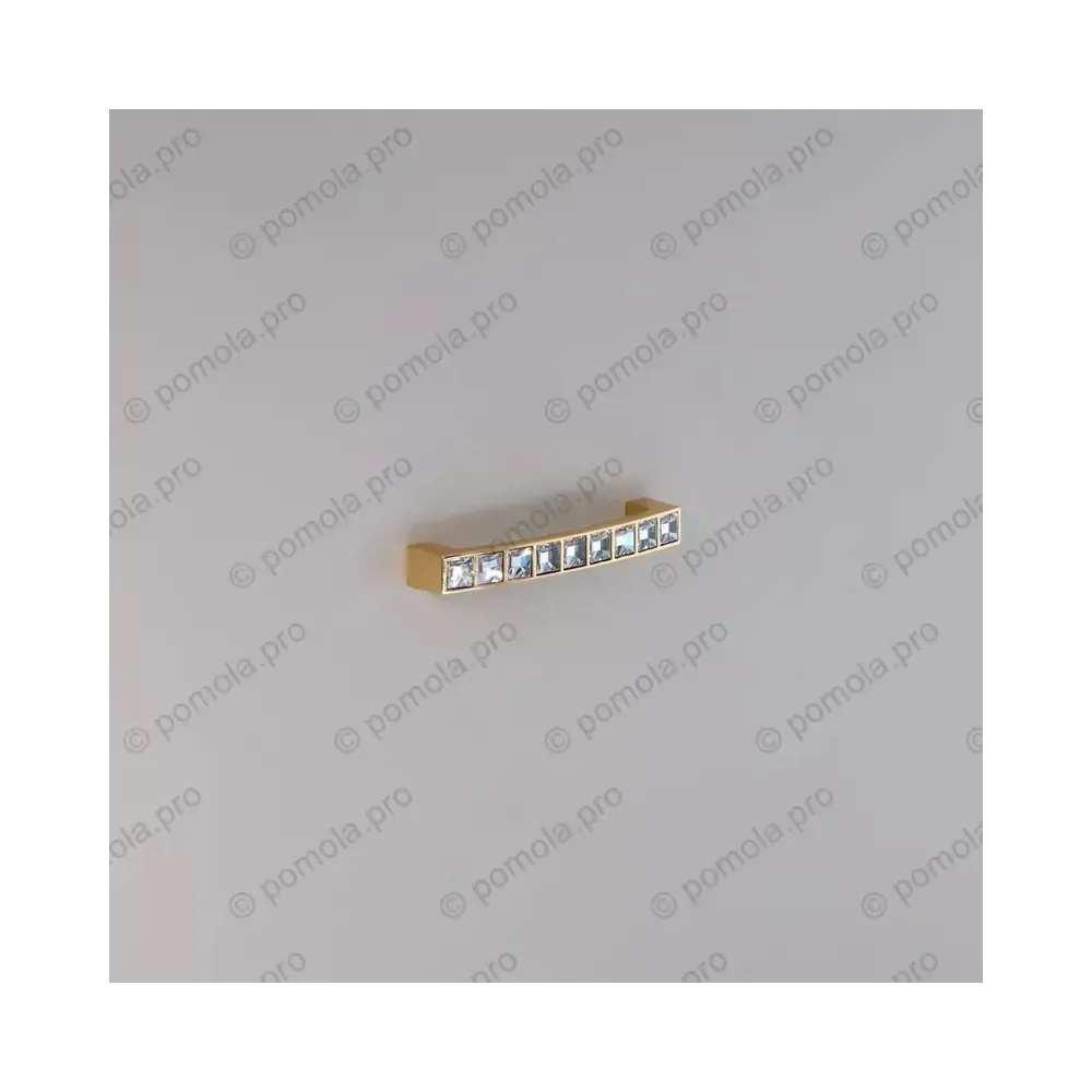 WMN.550-096-00GP ΠΟΜΟΛΑ ΜΕ ΚΡΥΣΤΑΛΟ 96mm ΕΠΙΧΡΥΣΑ