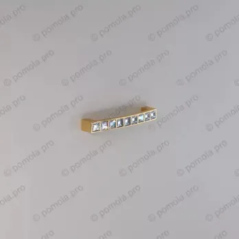WMN.550-096-00GP ΠΟΜΟΛΑ ΜΕ ΚΡΥΣΤΑΛΟ 96mm ΕΠΙΧΡΥΣΑ