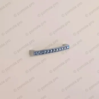 WMN.550-128-0002 ΠΟΜΟΛΑ ΜΕ ΚΡΥΣΤΑΛΟ 128mm ΧΡΩΜΙΟ ΓΥΑΛΙΣΤΕΡΟ