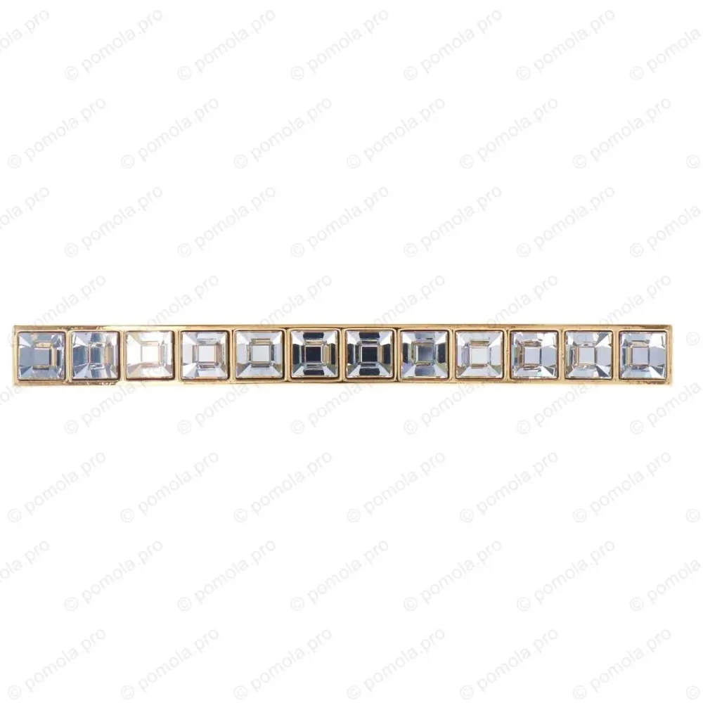 WMN.550-128-00GP ΠΟΜΟΛΑ ΜΕ ΚΡΥΣΤΑΛΟ 128mm ΕΠΙΧΡΥΣΑ