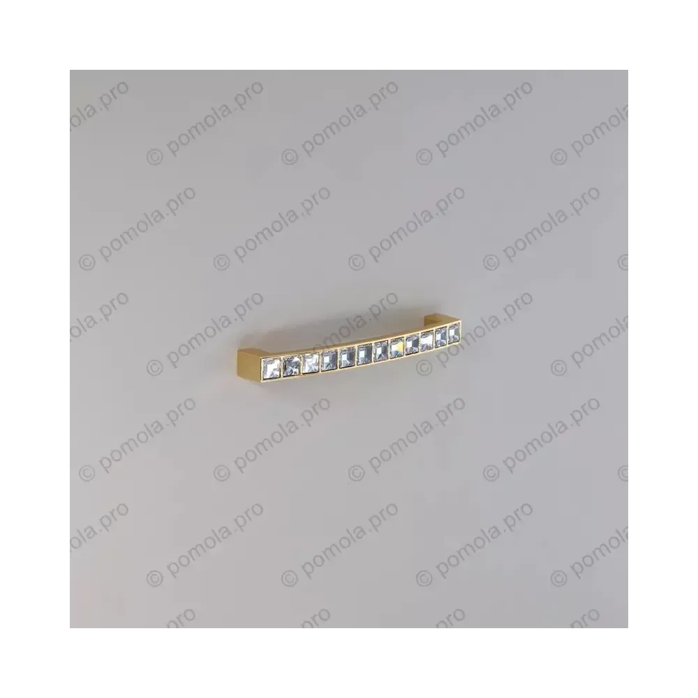 WMN.550-128-00GP ΠΟΜΟΛΑ ΜΕ ΚΡΥΣΤΑΛΟ 128mm ΕΠΙΧΡΥΣΑ