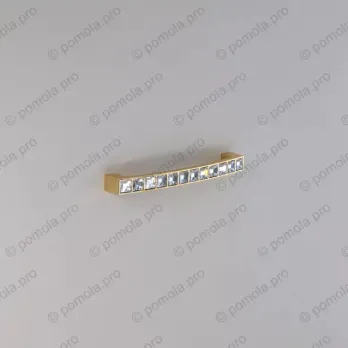 WMN.550-128-00GP ΠΟΜΟΛΑ ΜΕ ΚΡΥΣΤΑΛΟ 128mm ΕΠΙΧΡΥΣΑ