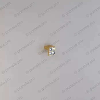 WPO.550-016-00GP ΠΟΜΟΛΑΚΙΑ ΜΕ ΚΡΥΣΤΑΛΟ ΕΠΙΧΡΥΣΑ