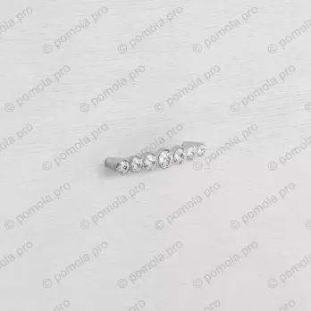 WMN.633-096-0002 ΠΟΜΟΛΑ ΜΕ ΚΡΥΣΤΑΛΟ 96mm ΧΡΩΜΙΟ ΓΥΑΛΙΣΤΕΡΟ