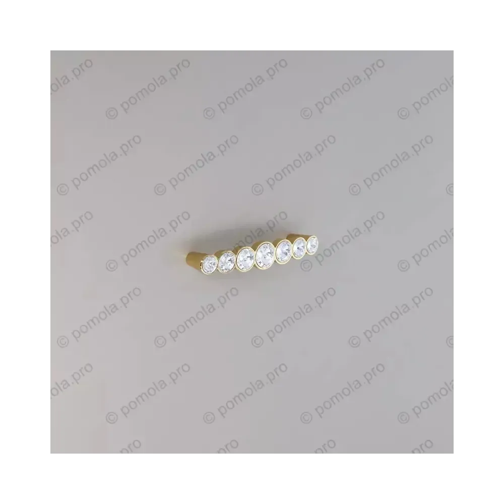WMN.633-096-00GP ΠΟΜΟΛΑ ΜΕ ΚΡΥΣΤΑΛΟ 96mm ΕΠΙΧΡΥΣΑ