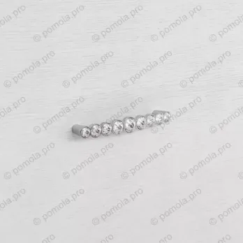 WMN.633-128-0002 ΠΟΜΟΛΑ ΜΕ ΚΡΥΣΤΑΛΟ 128mm ΧΡΩΜΙΟ ΓΥΑΛΙΣΤΕΡΟ