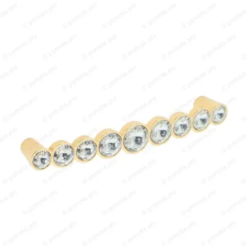 WMN.633-128-00GP ΠΟΜΟΛΑ ΜΕ ΚΡΥΣΤΑΛΟ 128mm ΕΠΙΧΡΥΣΑ