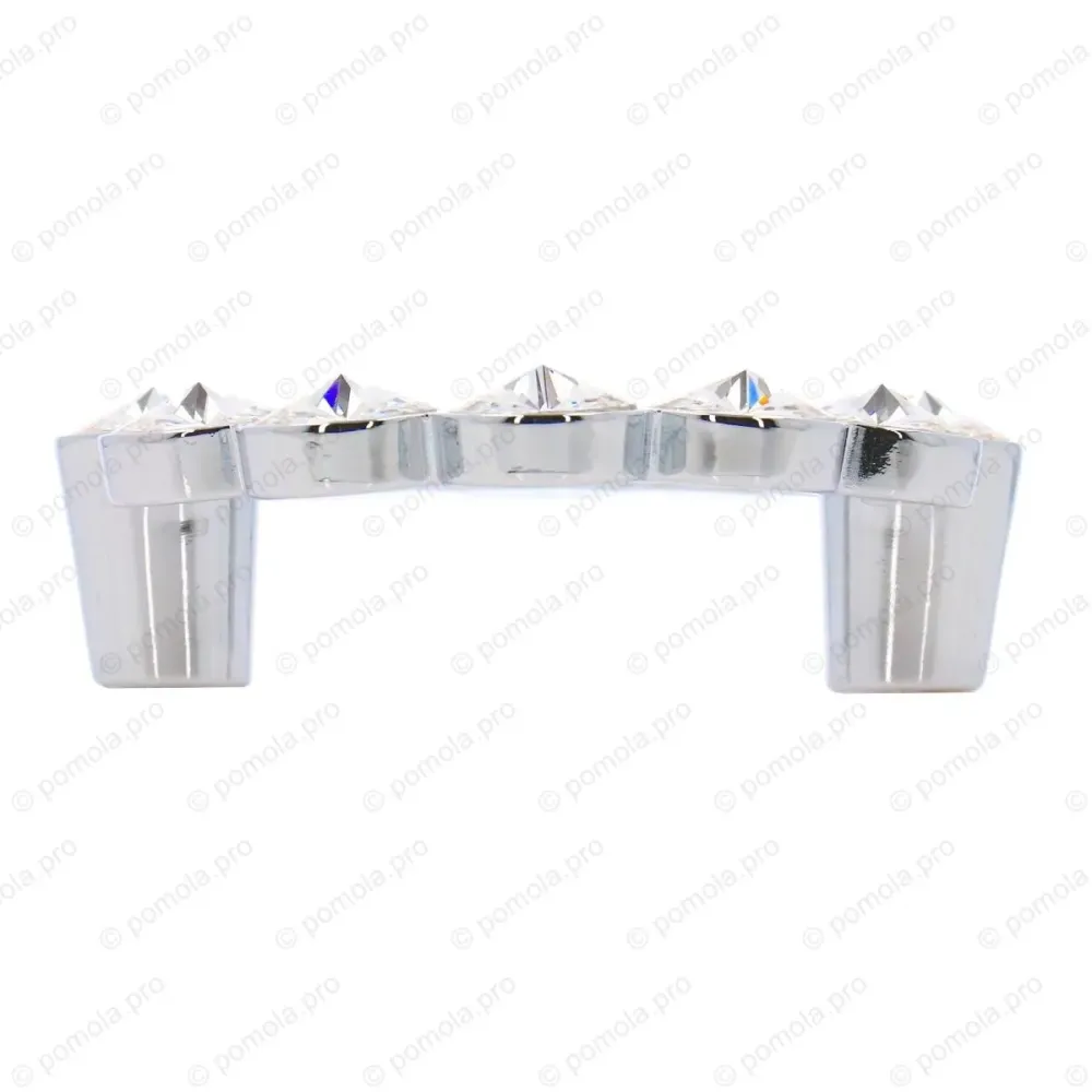 WPO.633-A64-0002 ΠΟΜΟΛΑ ΜΕ ΚΡΥΣΤΑΛΟ 64mm ΧΡΩΜΙΟ ΓΥΑΛΙΣΤΕΡΟ