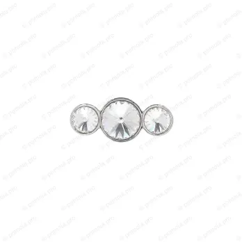 WPO.633-C32-0002 ΠΟΜΟΛΑ ΜΕ ΚΡΥΣΤΑΛΟ 32mm ΧΡΩΜΙΟ ΓΥΑΛΙΣΤΕΡΟ
