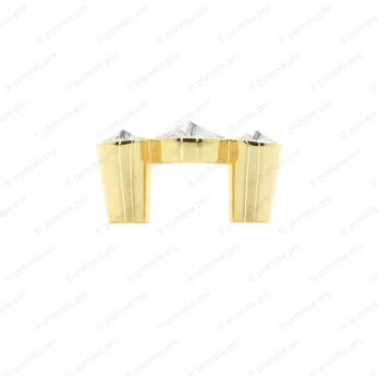 WPO.633-C32-00GP ΠΟΜΟΛΑ ΜΕ ΚΡΥΣΤΑΛΟ 32mm ΕΠΙΧΡΥΣΑ