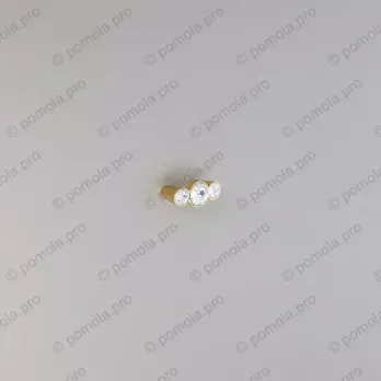 WPO.633-C32-00GP ΠΟΜΟΛΑ ΜΕ ΚΡΥΣΤΑΛΟ 32mm ΕΠΙΧΡΥΣΑ