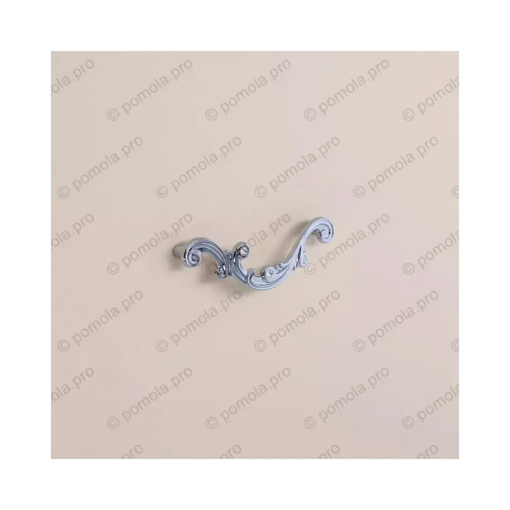 WMN.726-128-0002 ΠΟΜΟΛΑ ΜΕ ΚΡΥΣΤΑΛΟ 128mm ΧΡΩΜΙΟ ΓΥΑΛΙΣΤΕΡΟ