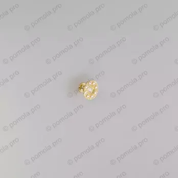 WPO.734-032-00GP ΠΟΜΟΛΑΚΙΑ ΜΕ ΚΡΥΣΤΑΛΟ ΕΠΙΧΡΥΣΑ