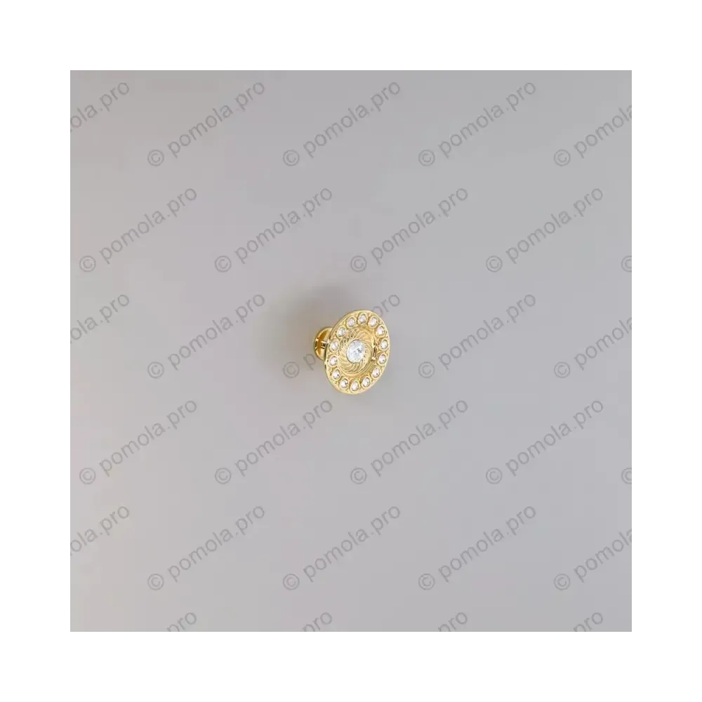 WPO.734-045-00GP ΠΟΜΟΛΑΚΙΑ ΜΕ ΚΡΥΣΤΑΛΟ ΕΠΙΧΡΥΣΑ
