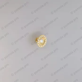 WPO.734-045-00GP ΠΟΜΟΛΑΚΙΑ ΜΕ ΚΡΥΣΤΑΛΟ ΕΠΙΧΡΥΣΑ
