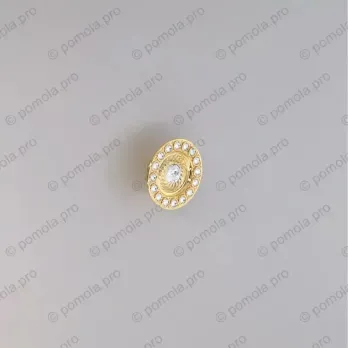 WPO.734-060-00GP ΠΟΜΟΛΑΚΙΑ ΜΕ ΚΡΥΣΤΑΛΟ ΕΠΙΧΡΥΣΑ