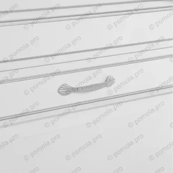 WMN.503-096-00V4 ΜΟΝΤΕΡΝΑ ΠΟΜΟΛΑ ΕΠΙΠΛΩΝ 96mm ΛΕΥΚΟ ΑΣΗΜΙ ΠΑΤΙΝΑ