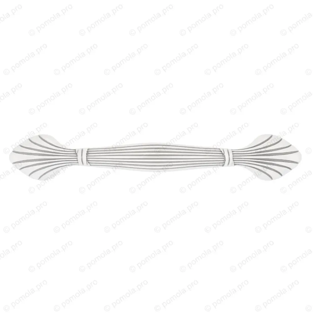 WMN.503-128-00V4 ΜΟΝΤΕΡΝΑ ΠΟΜΟΛΑ ΕΠΙΠΛΩΝ 128mm ΛΕΥΚΟ ΑΣΗΜΙ ΠΑΤΙΝΑ