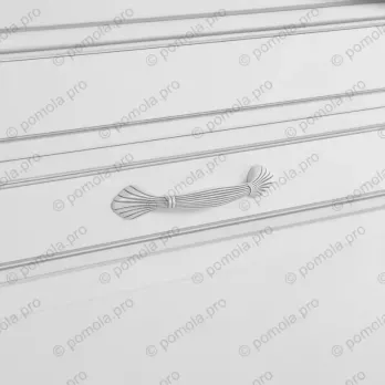 WMN.503-128-00V4 ΜΟΝΤΕΡΝΑ ΠΟΜΟΛΑ ΕΠΙΠΛΩΝ 128mm ΛΕΥΚΟ ΑΣΗΜΙ ΠΑΤΙΝΑ
