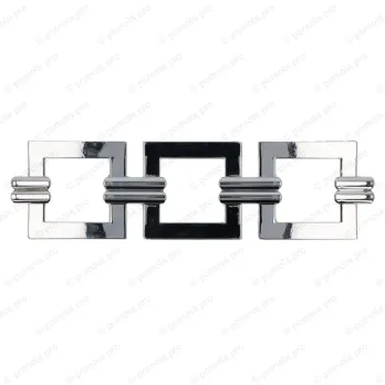 WMN.040-128-0002 ΠΟΜΟΛΑ ΕΠΙΠΛΩΝ 128mm ΜΕ ΤΕΤΡΑΓΩΝΟ ΣΧΕΔΙΟ