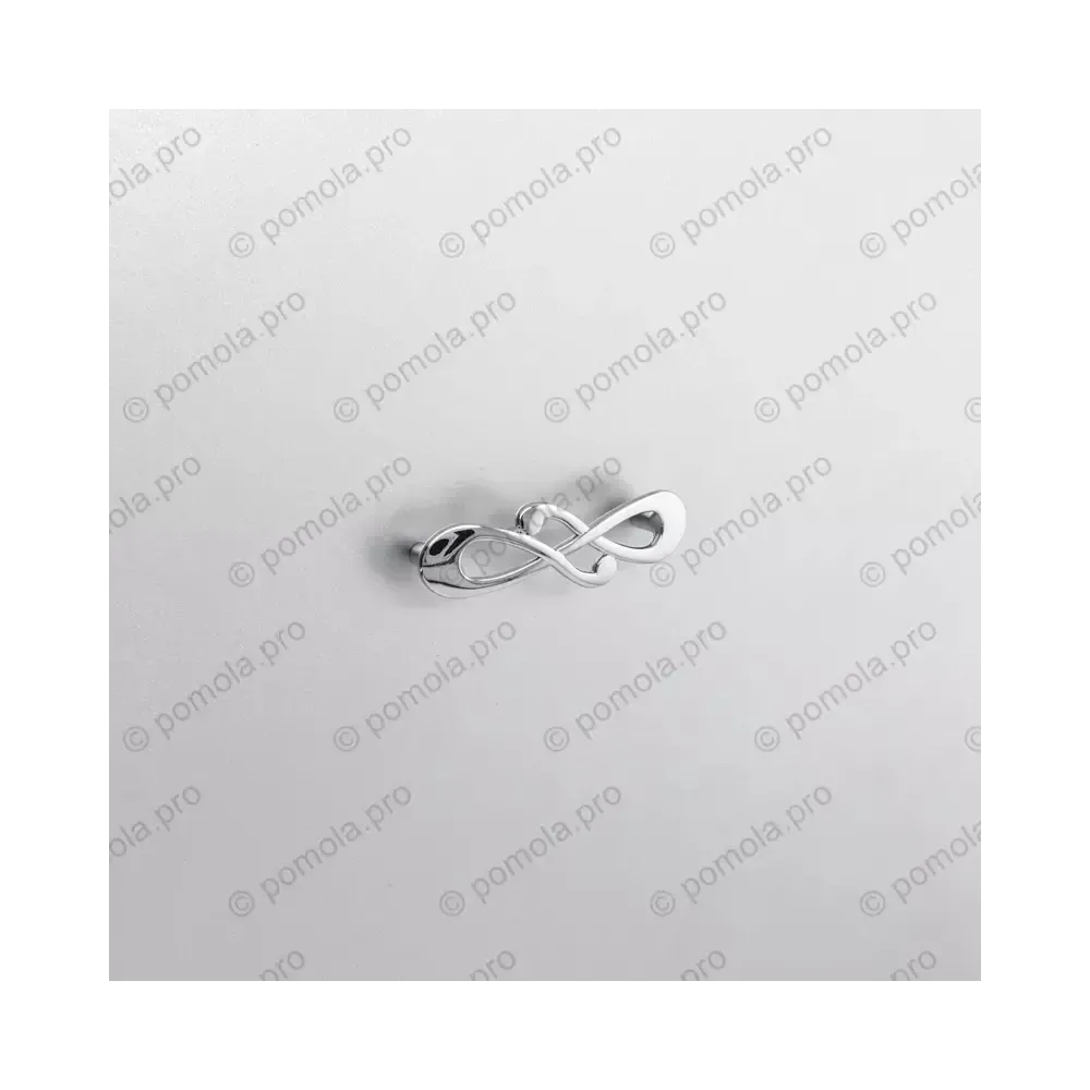 WMN.602-096-0002 ΜΟΝΤΕΡΝΑ ΠΟΜΟΛΑ ΕΠΙΠΛΩΝ 96mm ΧΡΩΜΙΟ ΓΥΑΛΙΣΤΕΡΟ
