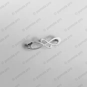WMN.602-128-0002 ΜΟΝΤΕΡΝΑ ΠΟΜΟΛΑ ΕΠΙΠΛΩΝ 128mm ΧΡΩΜΙΟ ΓΥΑΛΙΣΤΕΡΟ
