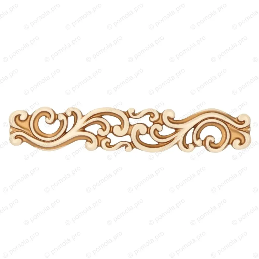 WMN.721-128-00V5 ΠΟΜΟΛΑ ΕΠΙΠΛΩΝ 128mm ΚΡΕΜ ΧΡΥΣΗ ΠΑΤΙΝΑ