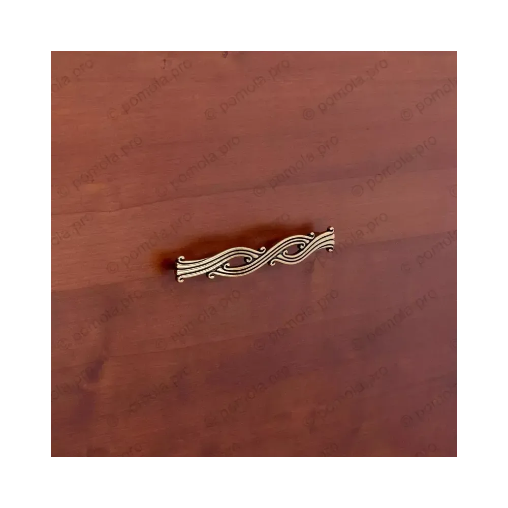 WMN.741-128-00A8 ΠΟΜΟΛΑ ΕΠΙΠΛΩΝ 128mm ΜΠΡΟΝΖΕ ΓΥΑΛΙΣΤΕΡΟ