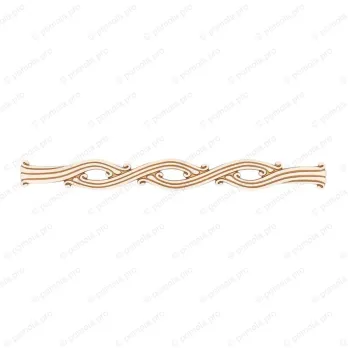 WMN.741-192-00V5 ΠΟΜΟΛΑ ΕΠΙΠΛΩΝ 192mm ΚΡΕΜ ΧΡΥΣΗ ΠΑΤΙΝΑ