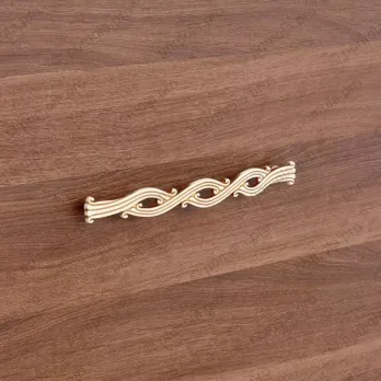 WMN.741-192-00V5 ΠΟΜΟΛΑ ΕΠΙΠΛΩΝ 192mm ΚΡΕΜ ΧΡΥΣΗ ΠΑΤΙΝΑ