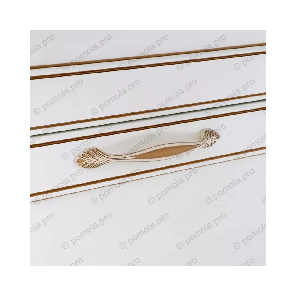 WMN.742-192-00V5 ΠΟΜΟΛΑ ΕΠΙΠΛΩΝ 192mm ΚΡΕΜ ΧΡΥΣΗ ΠΑΤΙΝΑ