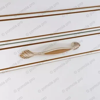 WMN.742-192-00V5 ΜΟΝΤΕΡΝΑ ΠΟΜΟΛΑ ΕΠΙΠΛΩΝ 192mm ΚΡΕΜ ΧΡΥΣΗ ΠΑΤΙΝΑ