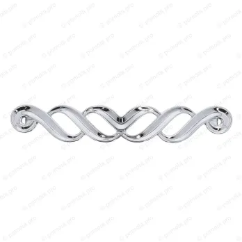 WMN.745-128-0002 ΜΟΝΤΕΡΝΑ ΠΟΜΟΛΑ ΕΠΙΠΛΩΝ 128mm ΧΡΩΜΙΟ ΓΥΑΛΙΣΤΕΡΟ