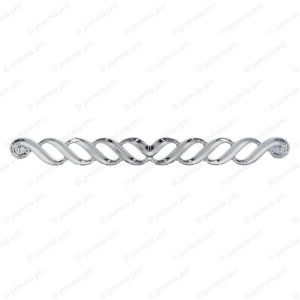 WMN.745-224-0002 ΜΟΝΤΕΡΝΑ ΠΟΜΟΛΑ ΕΠΙΠΛΩΝ 224mm ΧΡΩΜΙΟ ΓΥΑΛΙΣΤΕΡΟ
