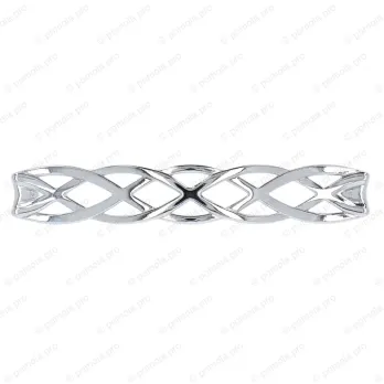 WMN.746-128-0002 ΜΟΝΤΕΡΝΑ ΠΟΜΟΛΑ ΕΠΙΠΛΩΝ 128mm ΧΡΩΜΙΟ ΓΥΑΛΙΣΤΕΡΟ