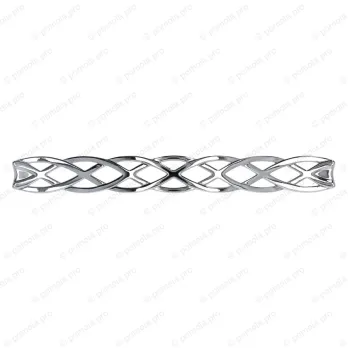 WMN.746-192-0002 ΜΟΝΤΕΡΝΑ ΠΟΜΟΛΑ ΕΠΙΠΛΩΝ 192mm ΧΡΩΜΙΟ ΓΥΑΛΙΣΤΕΡΟ