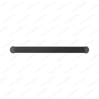 WMN.187-128-00N4 ΠΟΜΟΛΑ ΚΟΥΖΙΝΑΣ-ΝΤΟΥΛΑΠΑΣ 128mm ΜΑΥΡΟ ΜΑΤ