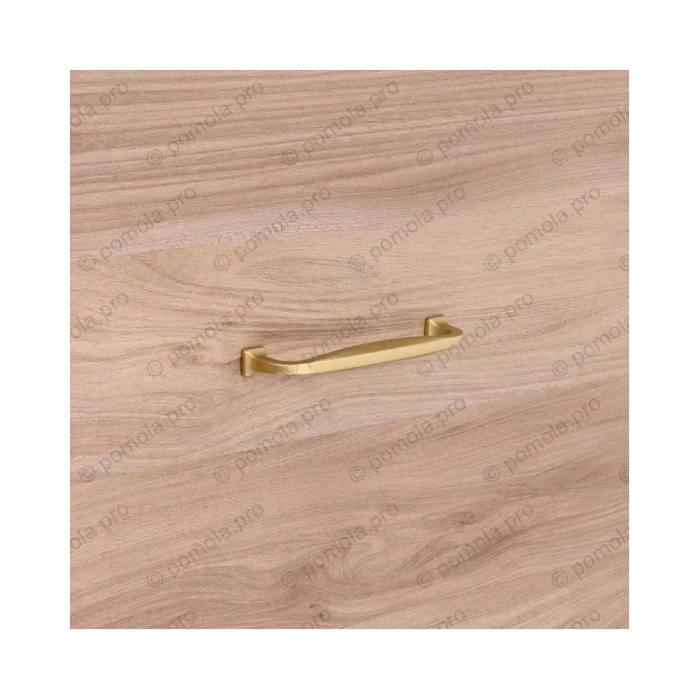 WMN.752-128-00F3 ΜΟΝΤΕΡΝΑ ΠΟΜΟΛΑ ΕΠΙΠΛΩΝ 128mm ΧΡΥΣΟ ΜΑΤ ΠΑΤΙΝΑ