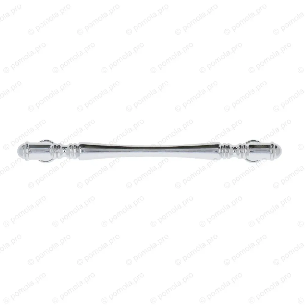 WMN.765-128-0002 ΜΟΝΤΕΡΝΑ ΠΟΜΟΛΑ ΕΠΙΠΛΩΝ 128mm ΧΡΩΜΙΟ ΓΥΑΛΙΣΤΕΡΟ
