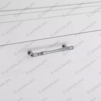 WMN.765-128-0002 ΠΟΜΟΛΑ ΕΠΙΠΛΩΝ 128mm ΧΡΩΜΙΟ ΓΥΑΛΙΣΤΕΡΟ