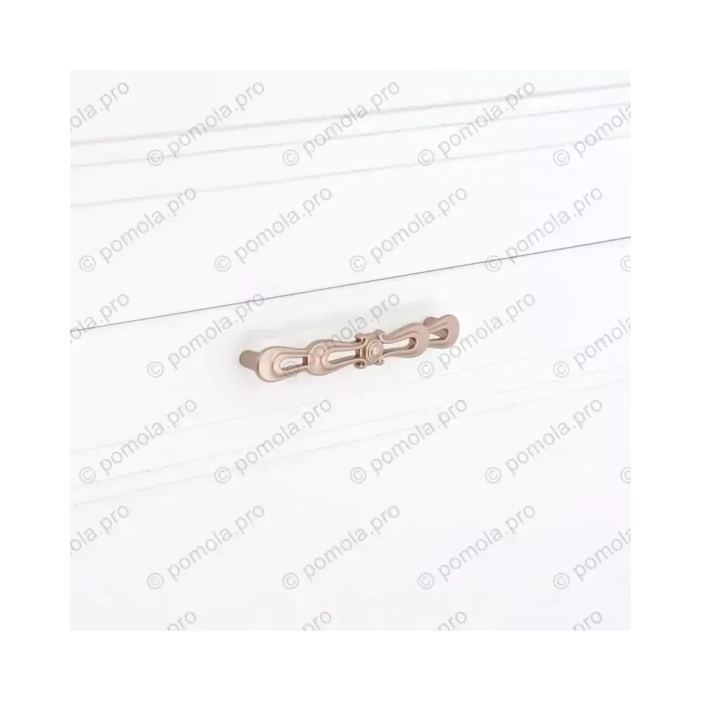 WMN.791-128-00H3 ΜΟΝΤΕΡΝΑ ΠΟΜΟΛΑ ΕΠΙΠΛΩΝ 128mm ΡΟΖΕ ΜΑΤ ΜΕΤΑΛΛΙΚΟ